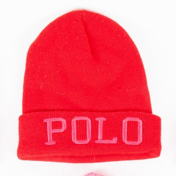 red polo winter hat